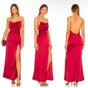 NBD Alessi Gown in Burgundy Size S